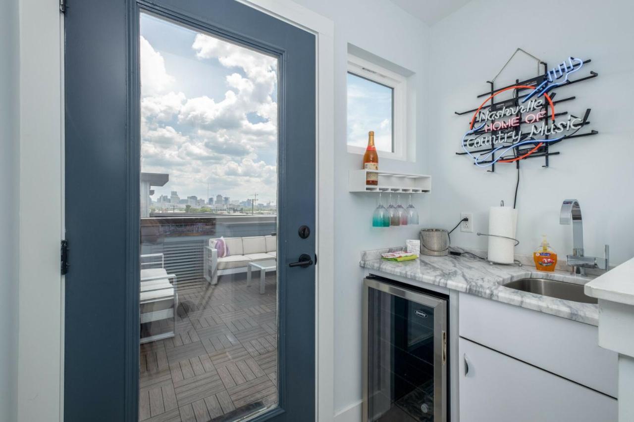 Modern Townhome, W/ Downtown Views, Rooftop Deck Only 6Min To Broadway Nashville Exterior foto